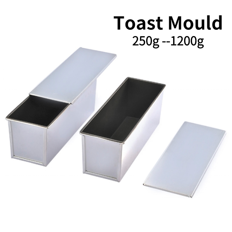 Kitchen Baking Dishes - 250g/450g/600g/750g/900g/1000g en alliage d'aluminium noir revêtement