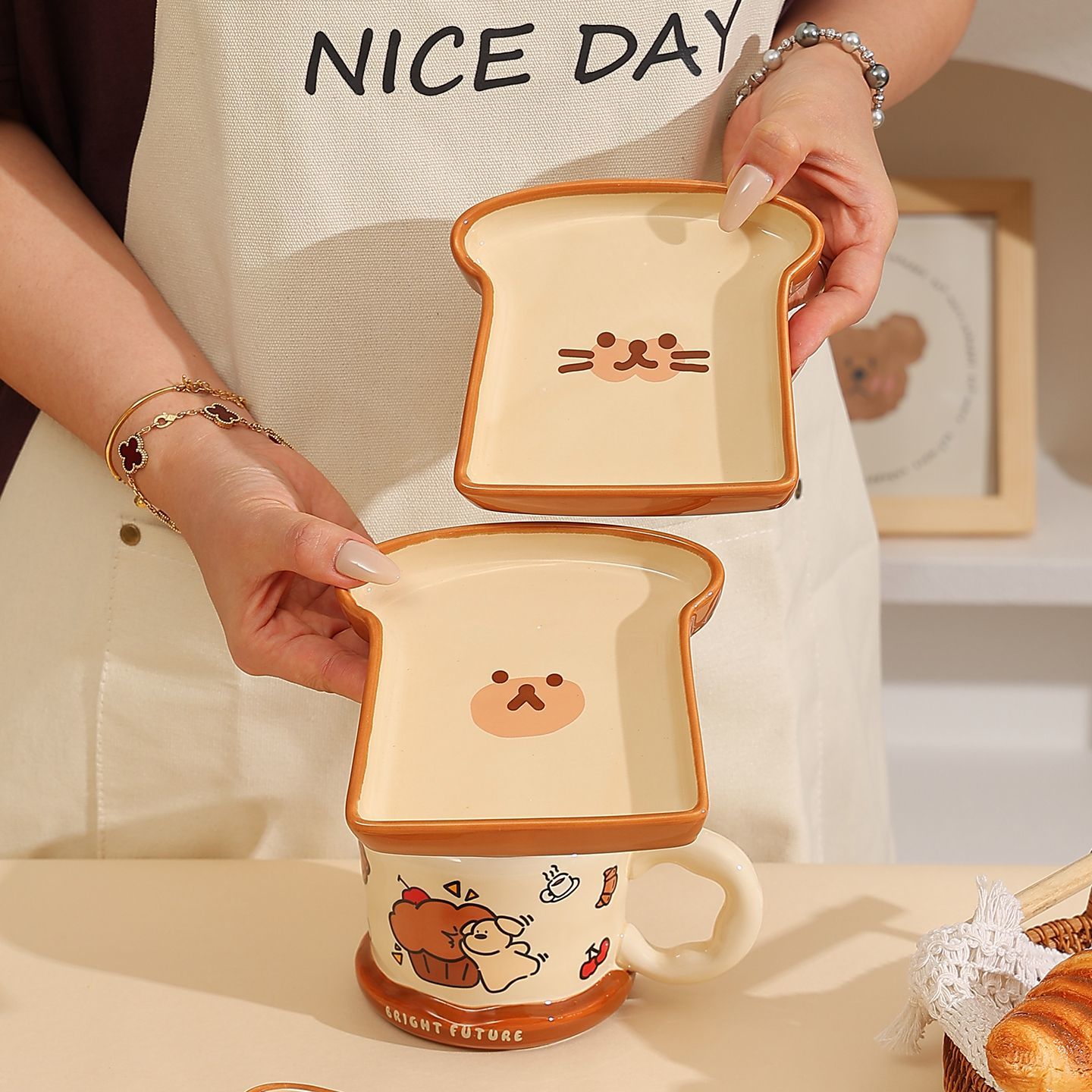 Assiettes en céramique mignonn - Kitchen Baking Dishes avis et prix