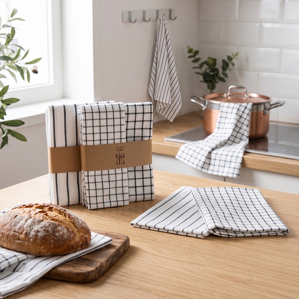 Lot de 4 torchons de cuisine m - Kitchen Baking Dishes avis et prix