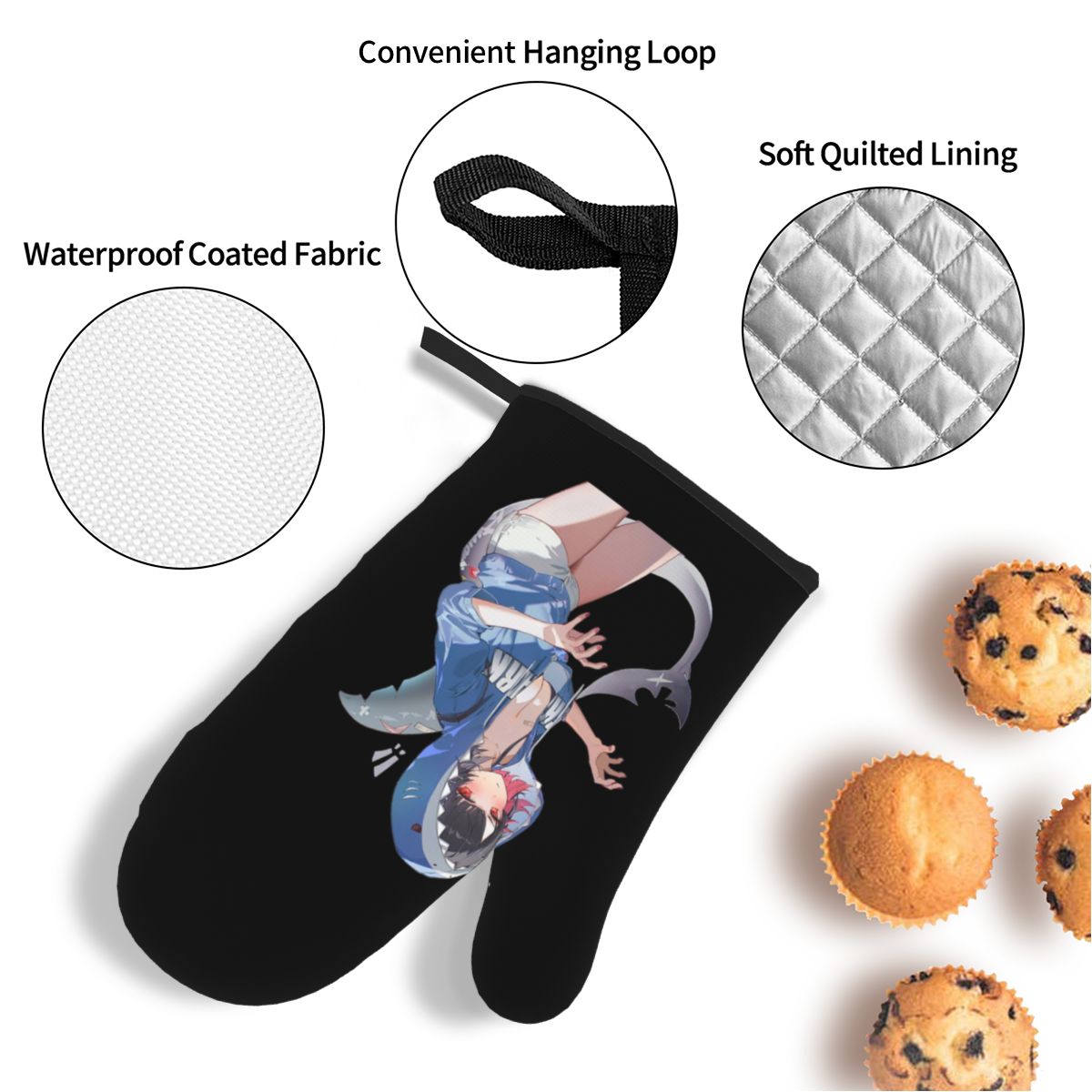 Ensemble de 4 gants de cuisine - Kitchen Baking Zone avis et prix