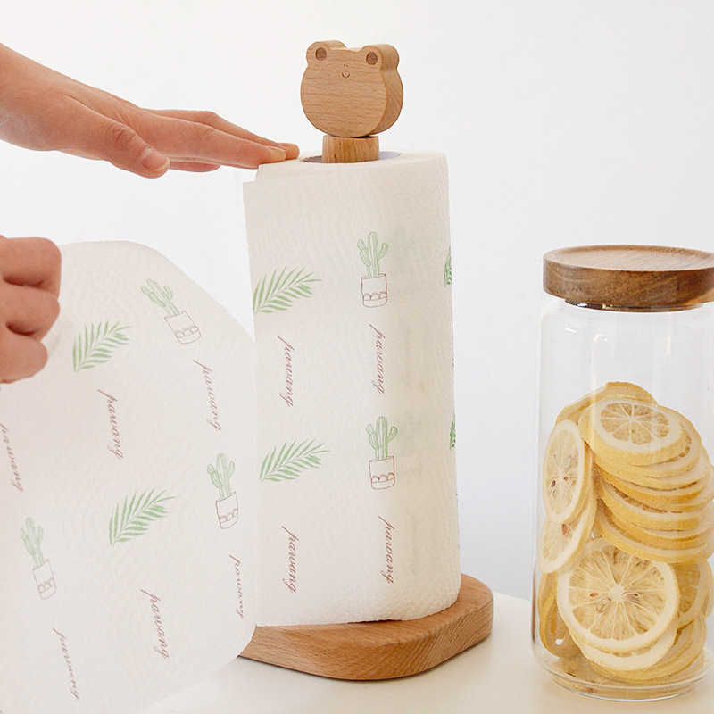 Porte-mouchoirs en bois massif - Kitchen Baking Paper Holder avis et prix