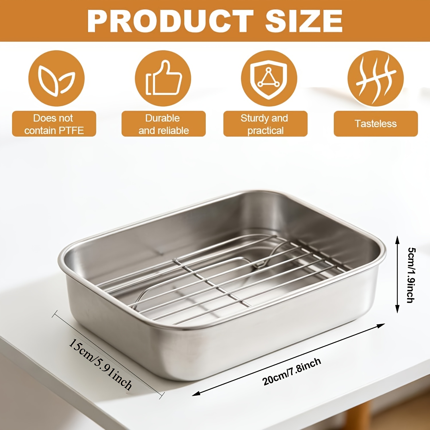 Plat à four en acier inoxydabl - Kitchen Baking Dishes avis et prix