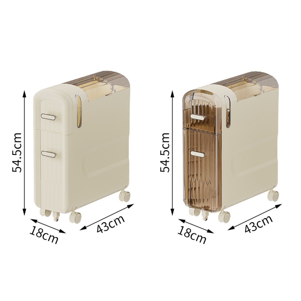 Armoire à roulettes mince à 4  - Kitchen Baking Paper Holder avis et prix