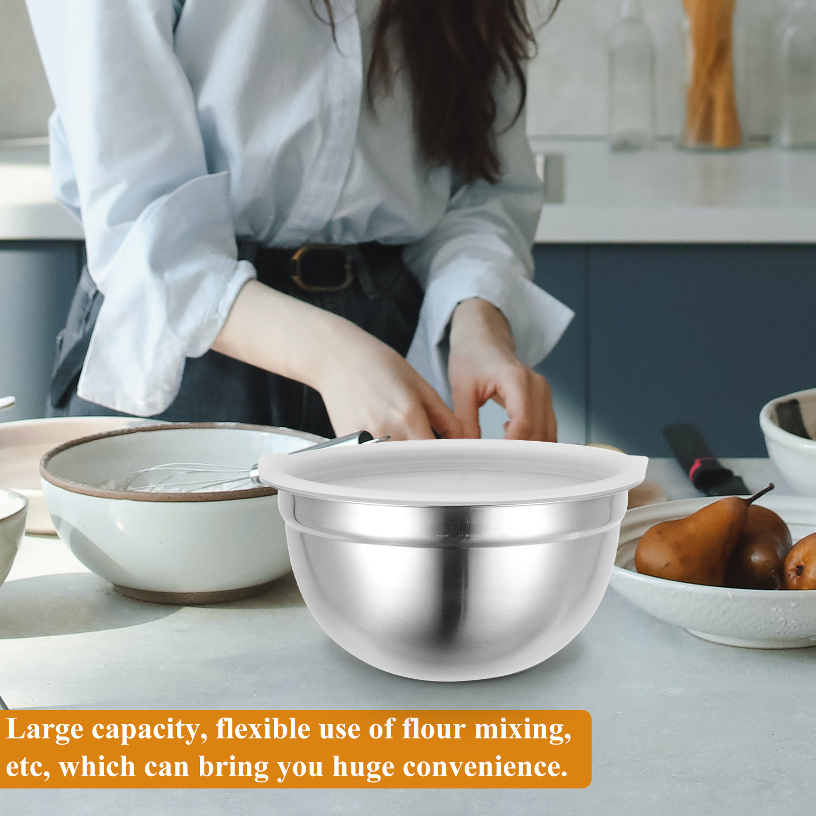 Bol mélangeur en acier inoxyda - Kitchen Baking Mixer avis et prix